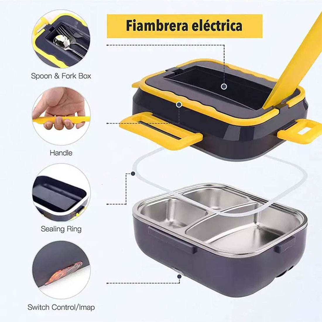 1.5L Heater Portable Electric Lunch Box