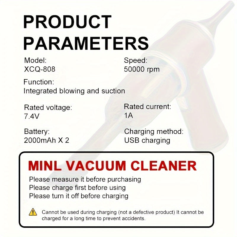 Handheld Wireless Portable Vacuum Cleaner