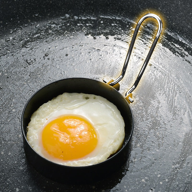 Stainless steel non stick coating circular egg fryer hamburger patty mold