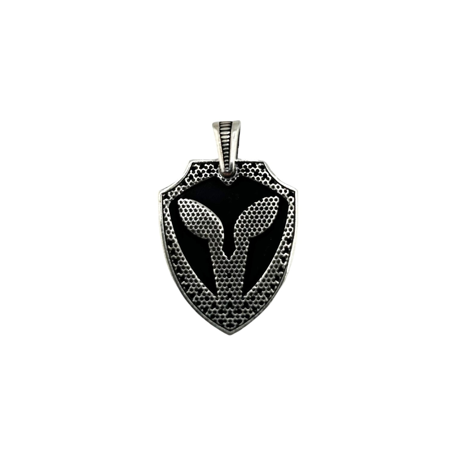 Sterling Silver Warrior Mens Pendant