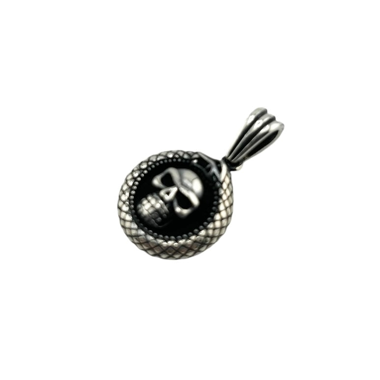 Sterling Silver Skull Mens Pendant
