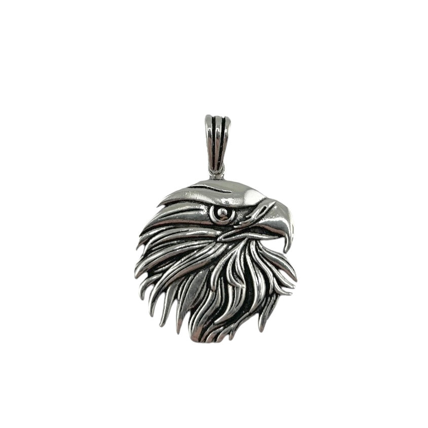 Sterling Silver Eagle Mens Pendant