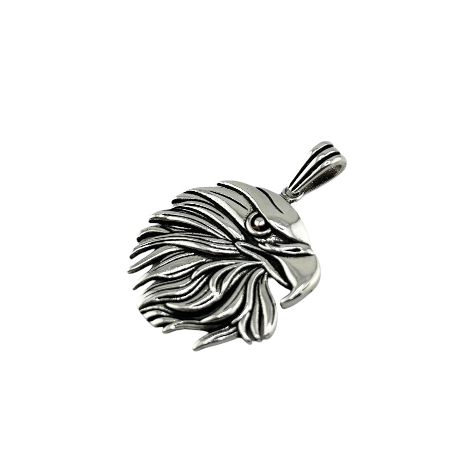 Sterling Silver Eagle Mens Pendant