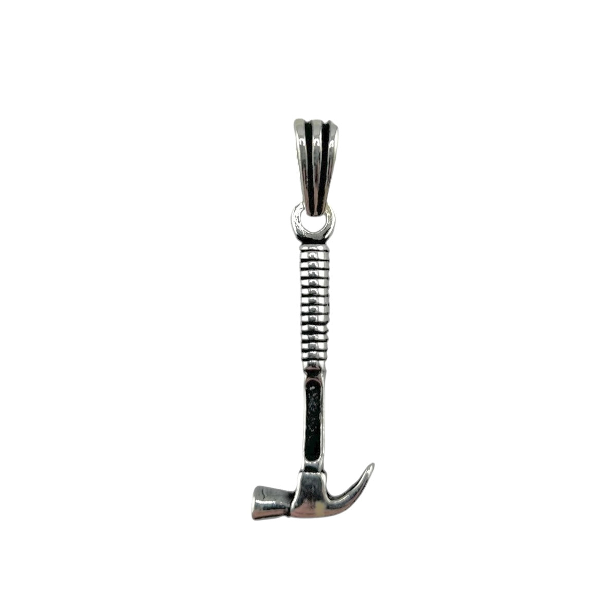 Sterling Silver Hammer Mens Pendant