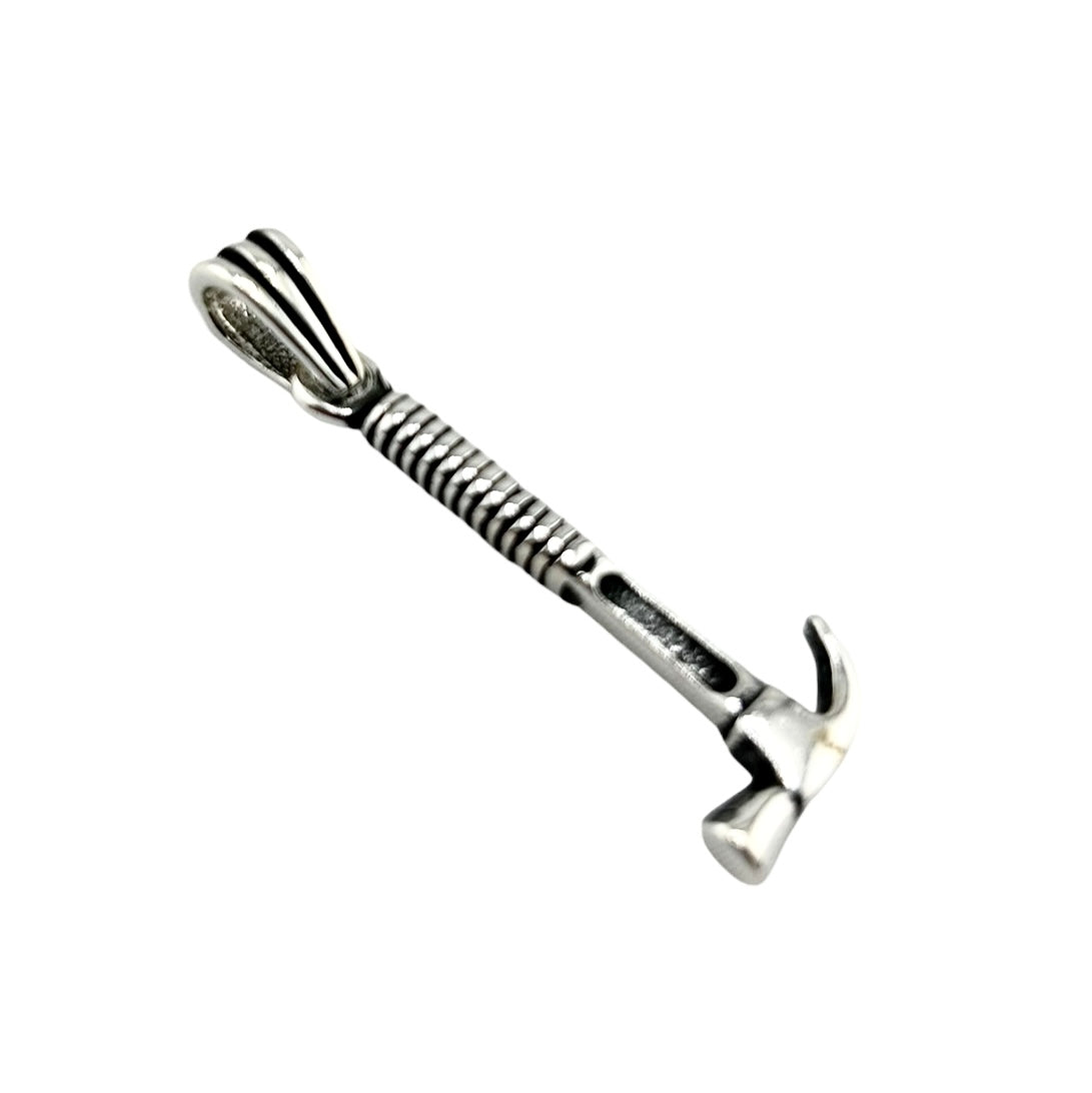 Sterling Silver Hammer Mens Pendant