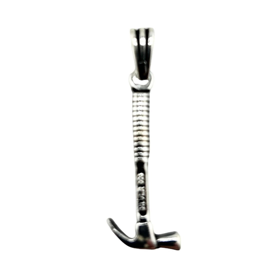 Sterling Silver Hammer Mens Pendant