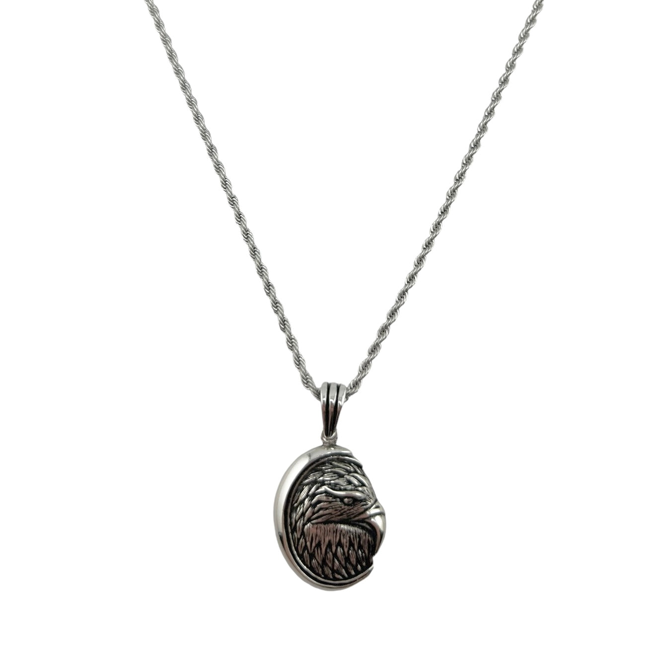 Sterling Silver Eagle Mens Pendant