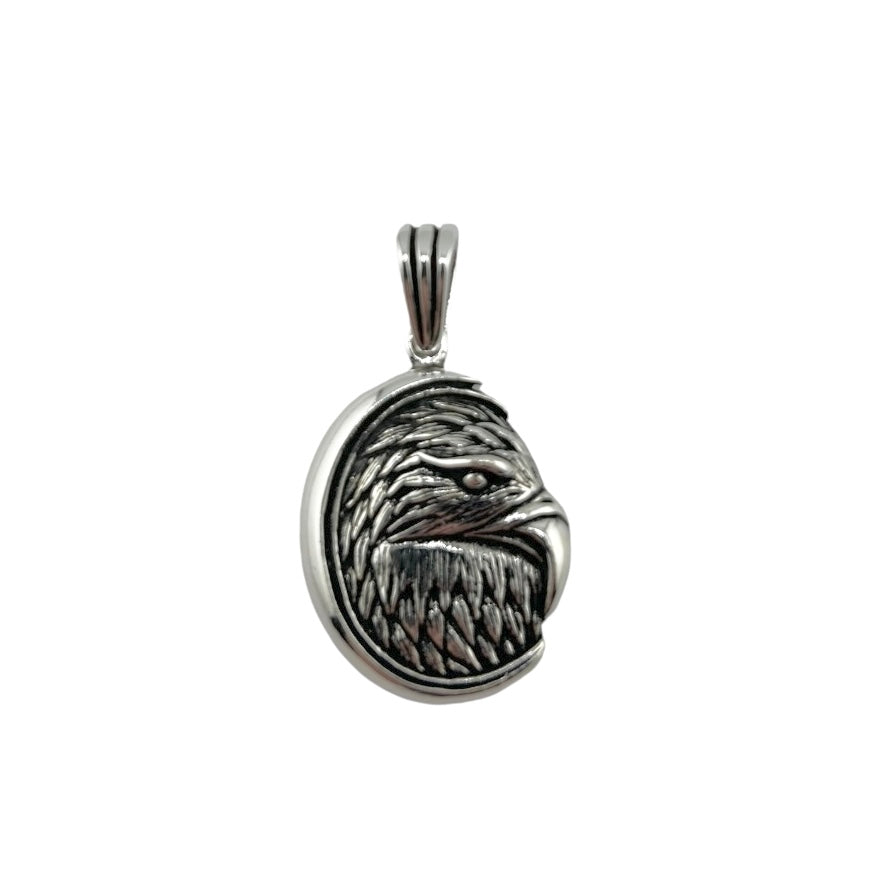 Sterling Silver Eagle Mens Pendant