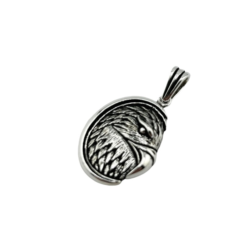 Sterling Silver Eagle Mens Pendant