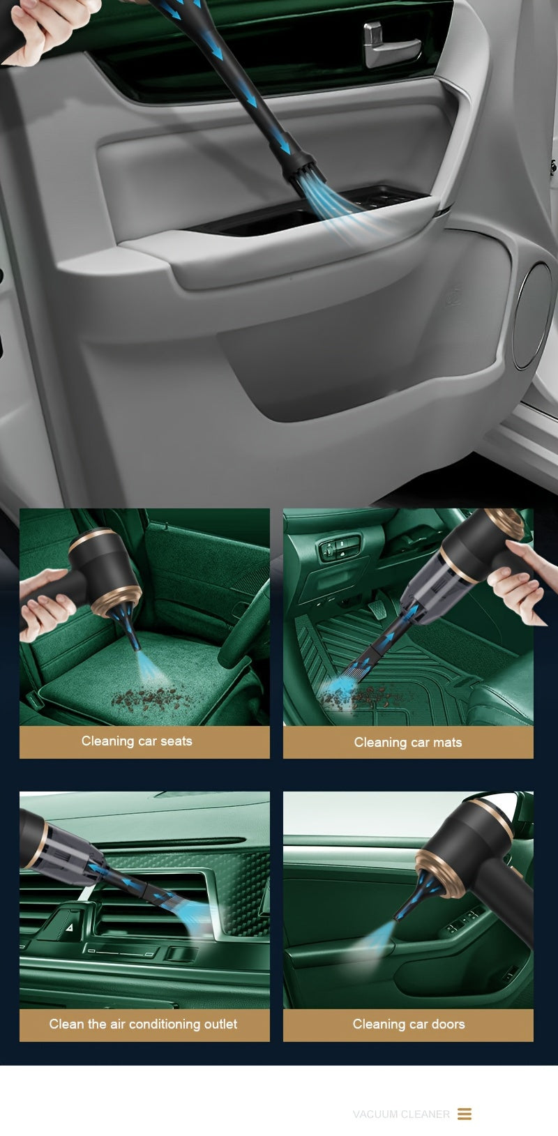 Handheld Wireless Portable Vacuum Cleaner