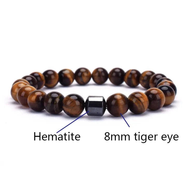 Tiger Eye Agate 8mm Stretch Bracelet