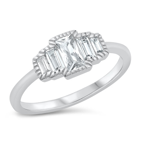 Sterling Silver CZ Ring