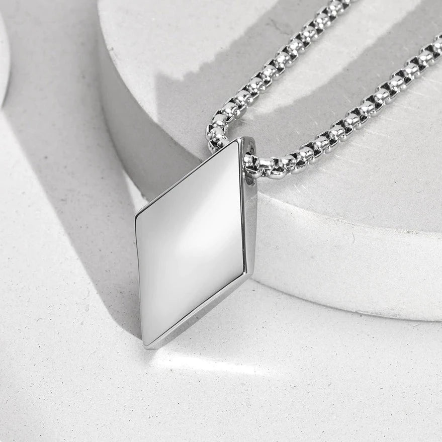 Stainless Steel Diamond Necklace