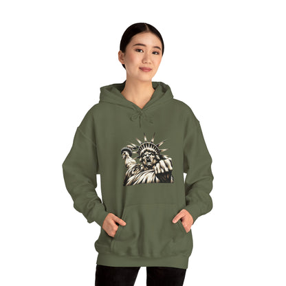 Angry Liberty Unisex Heavy Blend Hoodie