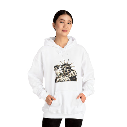 Angry Liberty Unisex Heavy Blend Hoodie