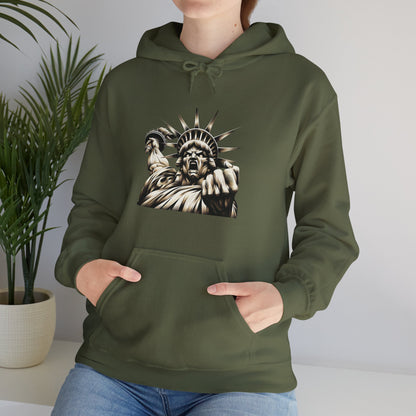 Angry Liberty Unisex Heavy Blend Hoodie