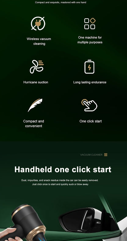 Handheld Wireless Portable Vacuum Cleaner