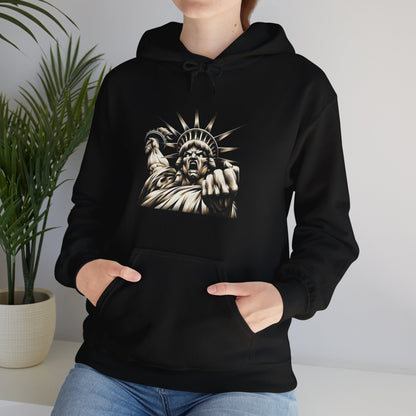 Angry Liberty Unisex Heavy Blend Hoodie