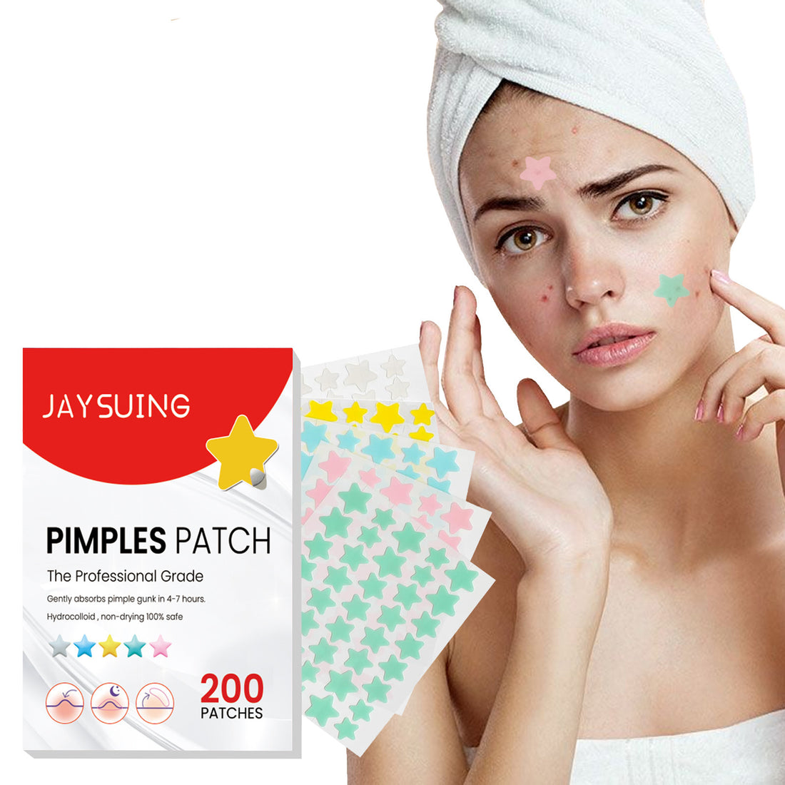 Jaysuing Repair Acne Patch – Fast &amp; Invisible Blemish Care
