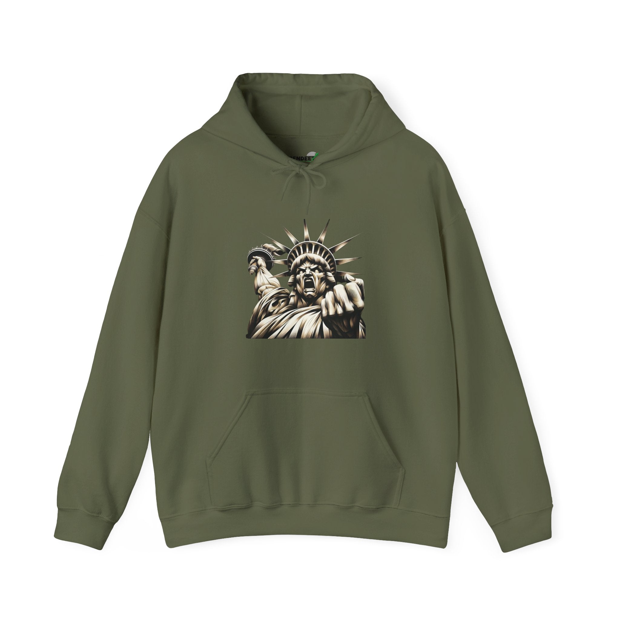 Angry Liberty Unisex Heavy Blend Hoodie