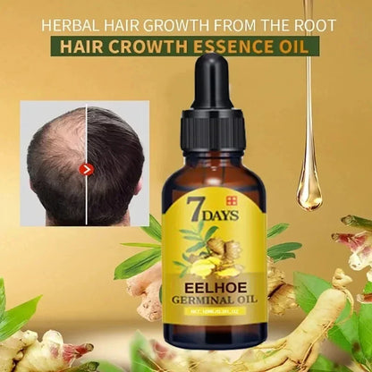 Ginger Growth Hair Treatment Anti Hair Loss Men Women Scalp Treatment Serum