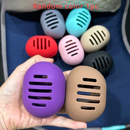1pc Makeup Sponge Holder Shatterproof Silicone Beauty Make Up Blender Case for Travel Eco-Friendly Gift for Women Girl Wholesale