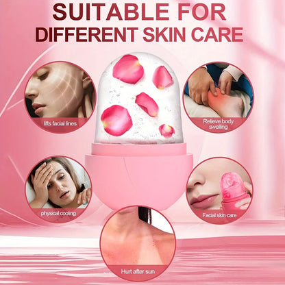 Ice Roller Massager for Face Eyes NeckNatural Skin Toning