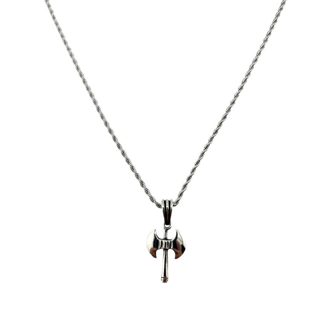 Sterling Silver Ax Mens Pendant