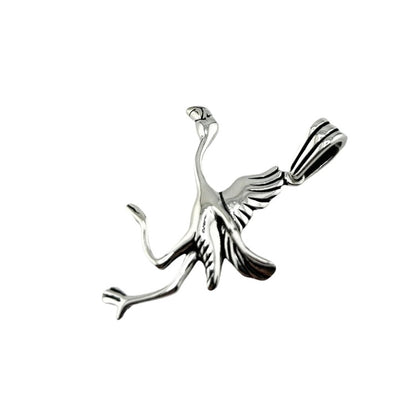 Sterling Silver Flamingo Mens Pendant