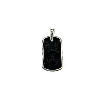 Sterling Silver CZ Eagle Mens Pendant