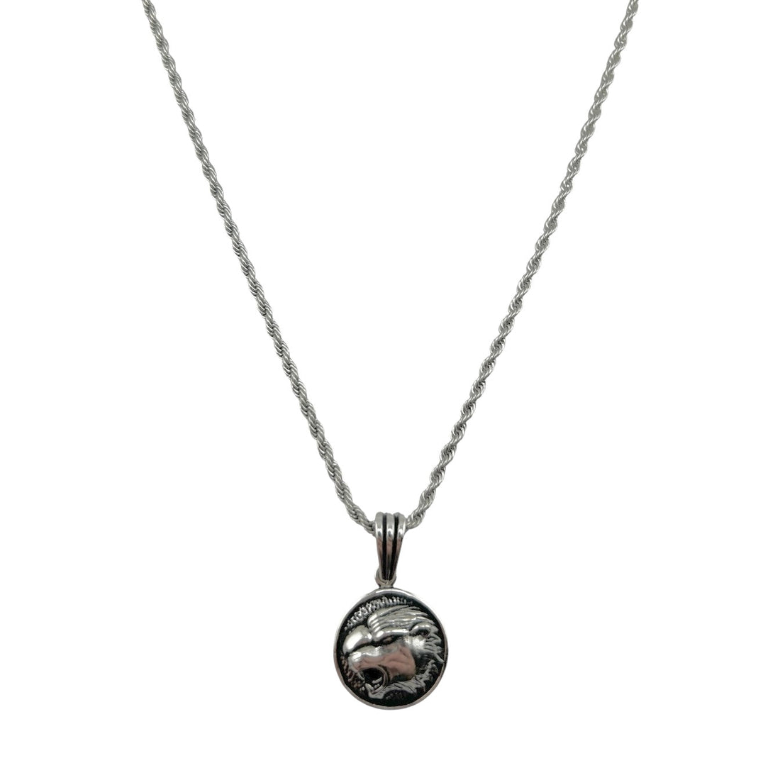 Sterling Silver Bobcat Mens Pendant