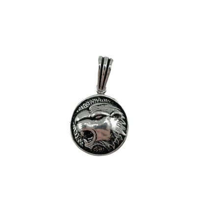 Sterling Silver Bobcat Mens Pendant