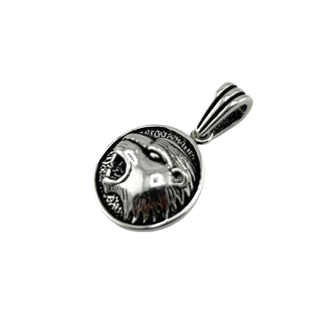 Sterling Silver Bobcat Mens Pendant