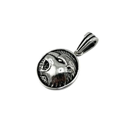 Sterling Silver Bobcat Mens Pendant