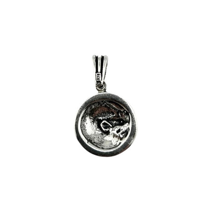Sterling Silver Bobcat Mens Pendant