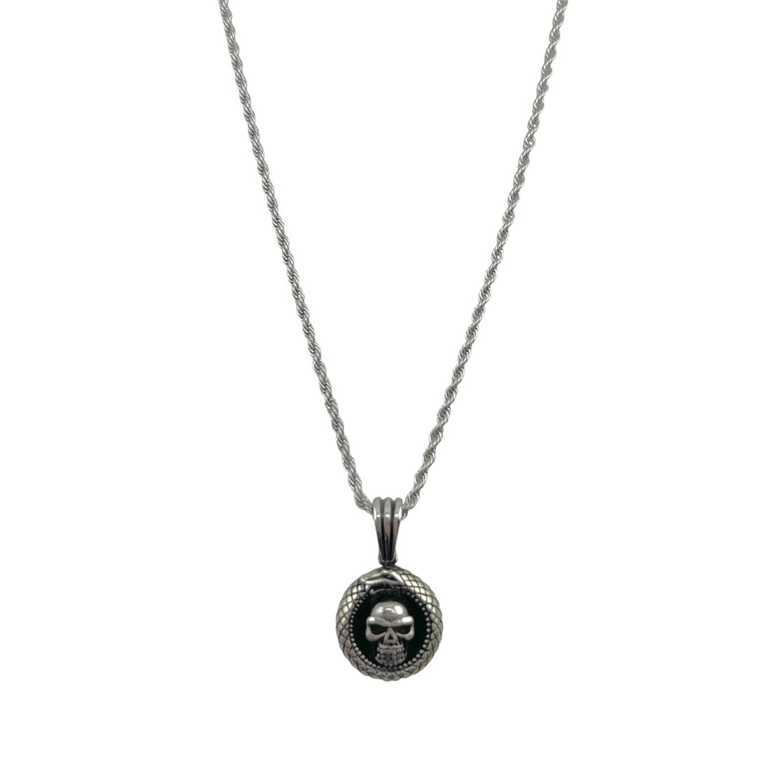 Sterling Silver Skull Mens Pendant