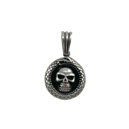 Sterling Silver Skull Mens Pendant