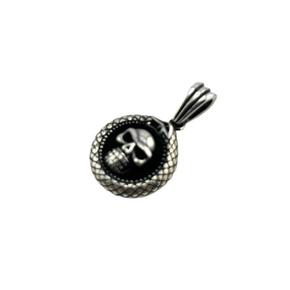 Sterling Silver Skull Mens Pendant