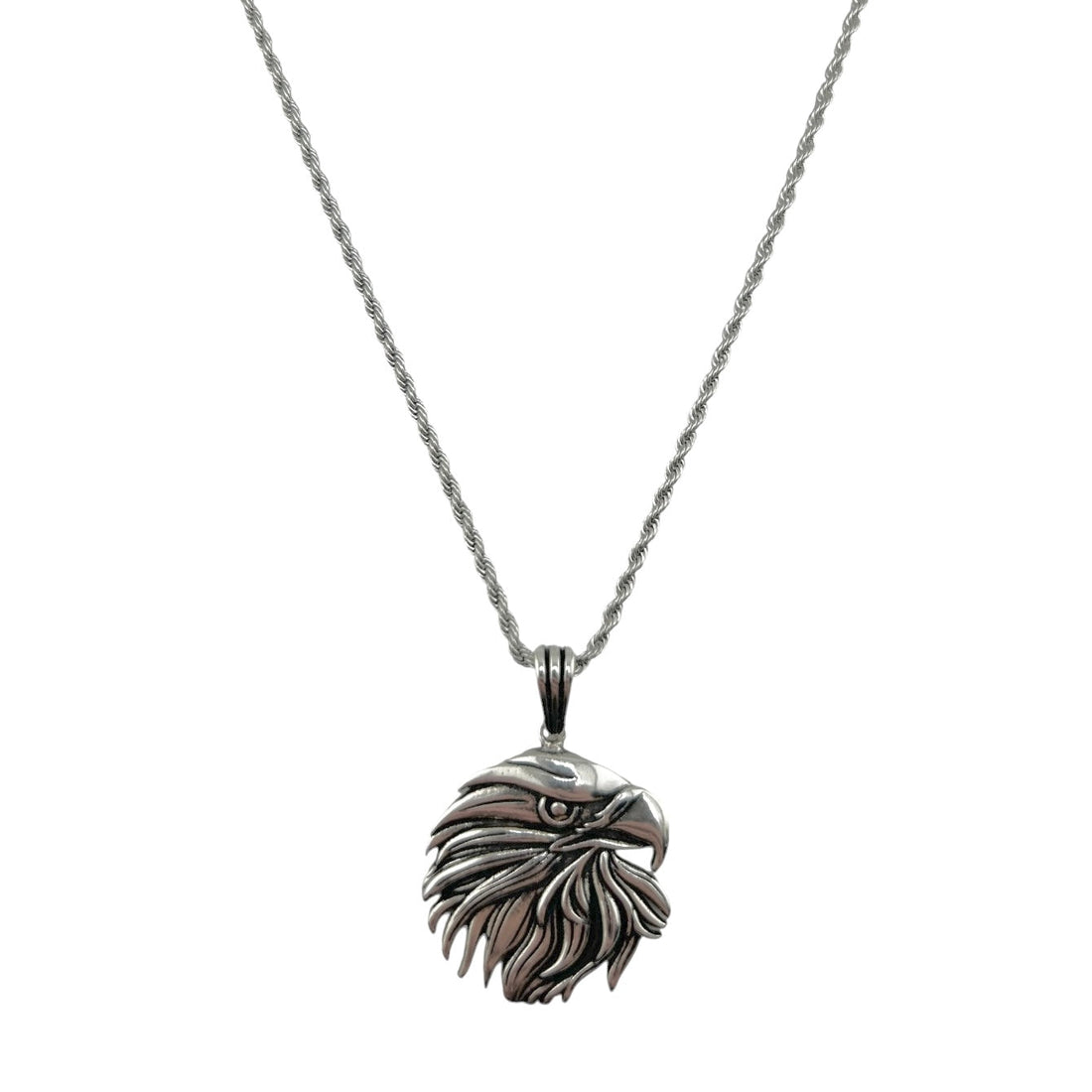 Sterling Silver Eagle Mens Pendant