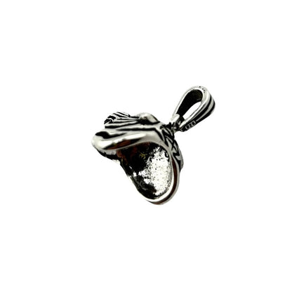 Sterling Silver Tiger Mens Pendant