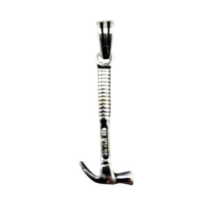 Sterling Silver Hammer Mens Pendant