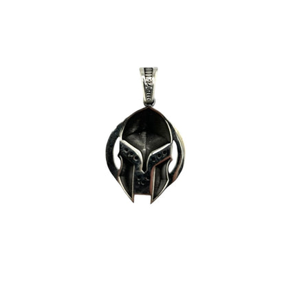Sterling Silver CZ Gladiator Mens Pendant