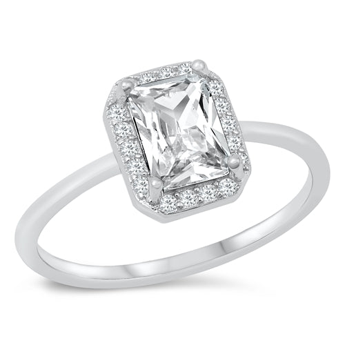 Sterling Silver CZ Ring