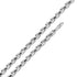6mm silver rope chain	