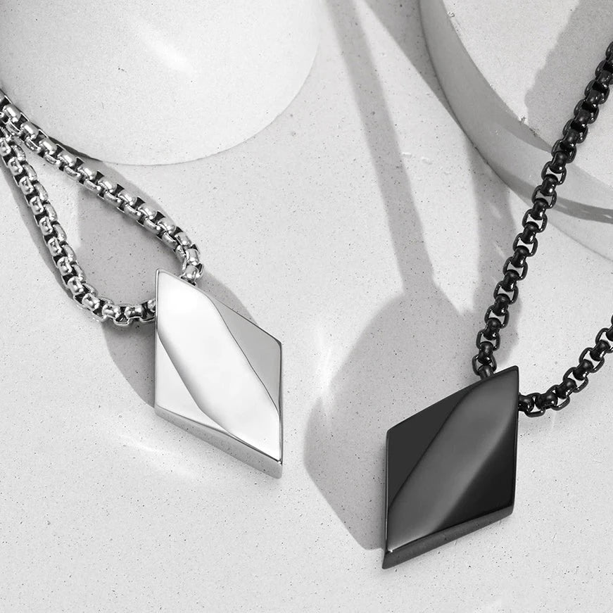 Stainless Steel Diamond Necklace