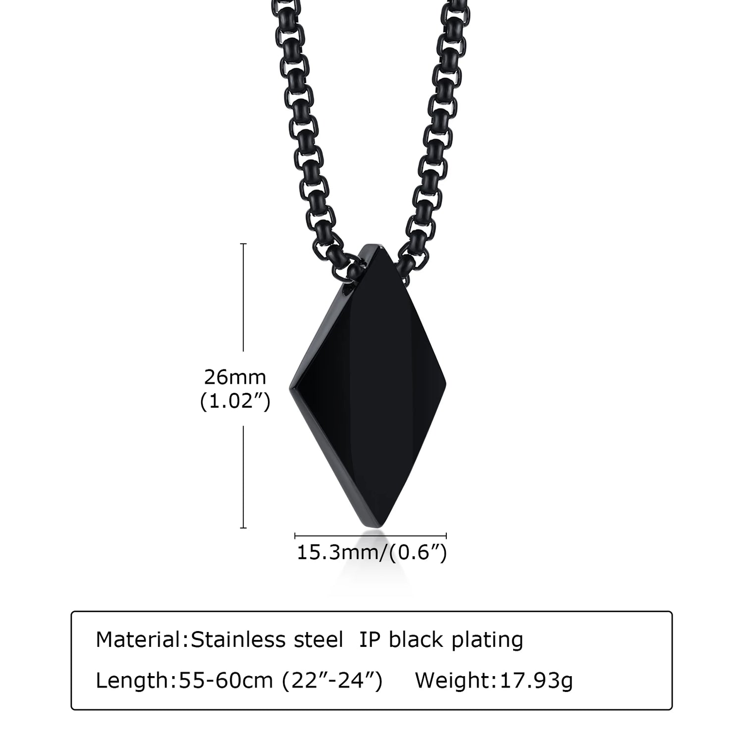 Stainless Steel Diamond Necklace