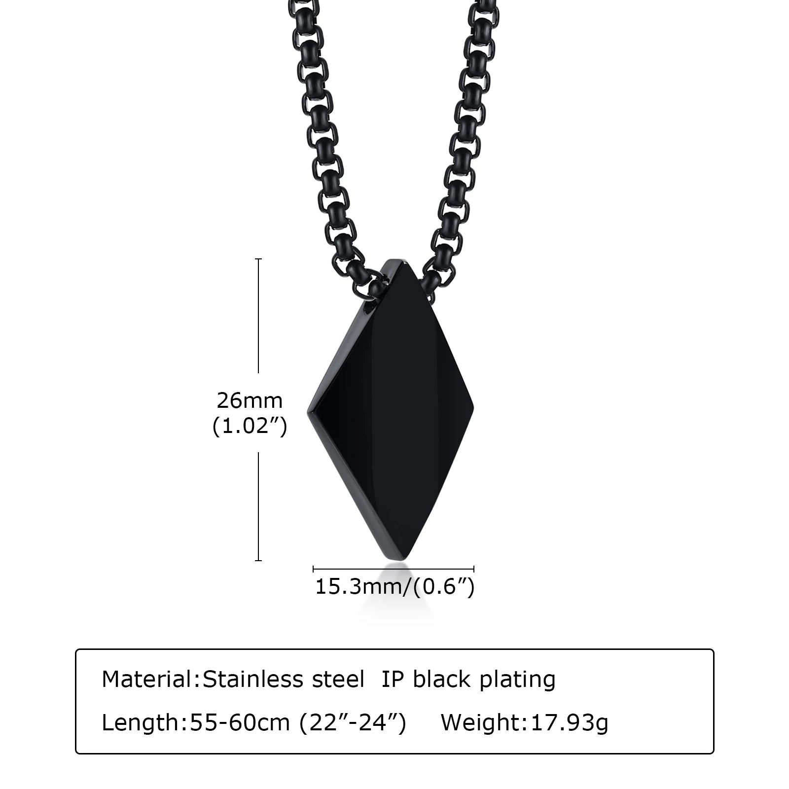 Stainless Steel Diamond Necklace