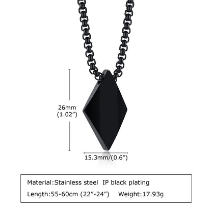 Stainless Steel Diamond Necklace